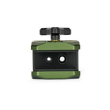 3 Legged Thing The 87 Angle-Sided Rifle Support Saddle, ARCA-Swiss Compatible Shooting Rest for Tripods, Aerospace-Grade Magnesium Alloy - Olive Drab Green