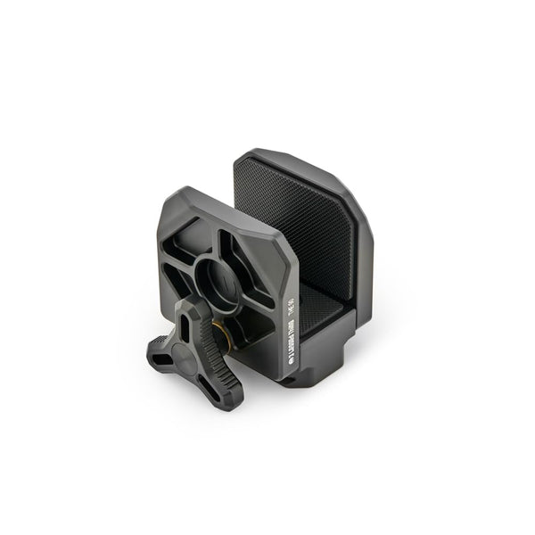 3 Legged Thing The 90 Rifle Support Saddle, Darkness | Straight-Sided, ARCA-Swiss Compatible Shooting Rest for Tripods, Aerospace-Grade Magnesium Alloy