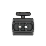3 Legged Thing The 90 Rifle Support Saddle, Darkness | Straight-Sided, ARCA-Swiss Compatible Shooting Rest for Tripods, Aerospace-Grade Magnesium Alloy