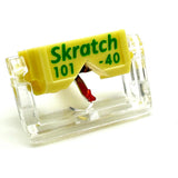 JICO SKRATCH 101-40 Replacement Styli Compatible with Shure M44-7, JICO J44A 7 & JICO IMPACT (2-Pack)
