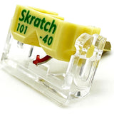 JICO SKRATCH 101-40 Replacement Styli Compatible with Shure M44-7, JICO J44A 7 & JICO IMPACT (2-Pack)