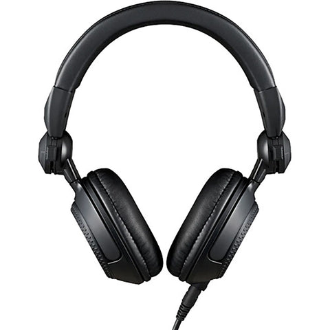 Technics Professional DJ Headphones with 40mm CCAW Voice Coil Drivers, 270° Swivel Housing and Locking Detachable Cord; Lightweight, Foldable High Input - EAH-DJ1200-K (Black)