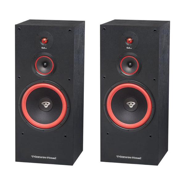 Cerwin-Vega SL-12 12" 3-Way Floor Tower Speaker Pack of 2