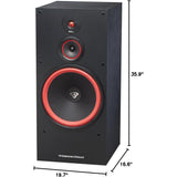 Cerwin-Vega SL-15 15" 3-Way Floor Tower Speaker Pack of 2