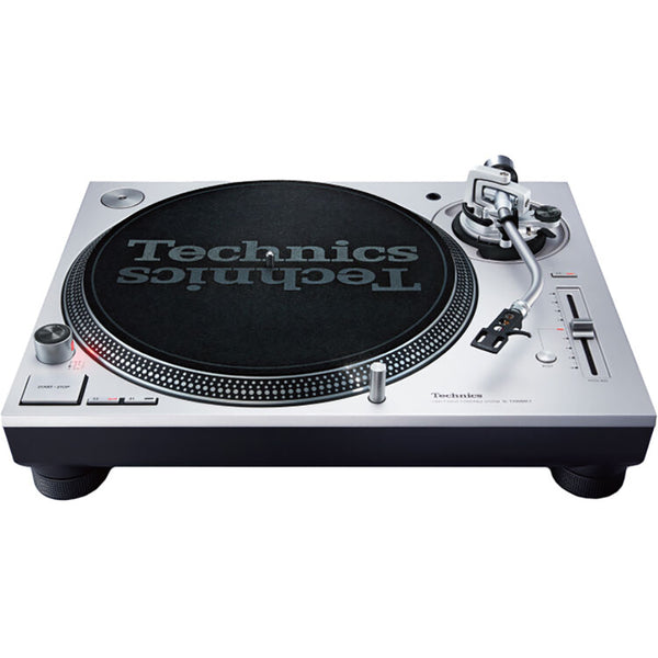 Technics SL1200MK7PS Pro DJ Turntable Stable Rotation Coreless Direct Drive Motor Vibration Resistant Cabinet Enhanced Tracking Tonearm Noise Suppressing Insulator Silver Edition
