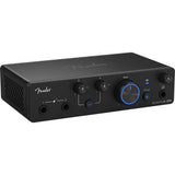 Fender Quantum LT 4 4x2 USB-C Audio Interface Bundle with Pop Filter, Kellards XLR-P20T Pro 20 ft XLR Microphone Cable (Pack of 2), Polsen HPC-A30 Closed-Back Studio Monitor Headphones