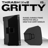 Mackie Thrash15v2 15" 1300W Powered Loudspeaker with Bluetooth, Black
