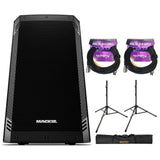 Mackie Thrash12v2 12" Loudspeaker Bundle with Stand & 2x 20' XLR Cable