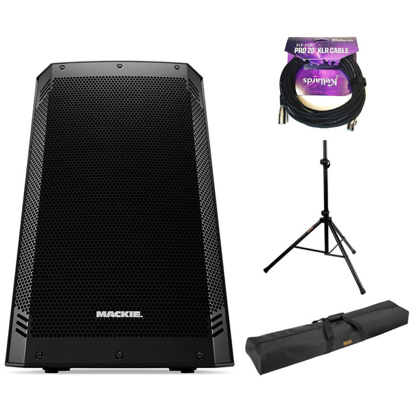Mackie Thrash12v2 12" Loudspeaker Bundle with Stand, Bag & XLR Cable