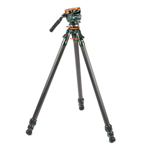 3 Legged Thing RIDLEY Carbon Fibre Levelling Base Tripod & AirHed CC - Slate Grey