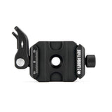 Lever/Twist Clamp Universal Adapter wo/Plate to convert to Arca, with Arca Base Blk/Blk