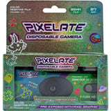 Retocolor Pixelate 400 35mm Disposable Film Camera 27EXP, ISO400, Color Negative Film, Focus Free, Easy to Use, Built in Flash, Single Use (Film and Battery Included) (Pixelate)