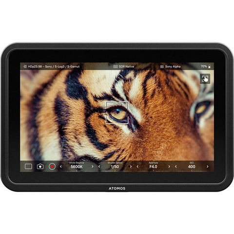 Atomos Shinobi 7 II 4K HDMI HDR Monitor with Camera Control Bundle with Watson NP-F770 Battery Pack (7.4V, 4400mAh), Watson Compact AC/DC Charger for L & M Series Batteries and Screen Cleaning Wipes