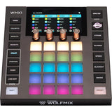 ADJ WMX1 MK3 Standalone DMX Lighting Controller Bundle with Kopul DMX33P-025-S Studio Series 3-Pin DMX Cable (25'), Rip Tie 10-Pack Touch Fastener Straps