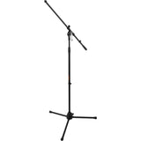 RODE NT1 Signature Series Large-Diaphragm Condenser Microphone (White) Bundle with Mic Stand with Fixed Boom