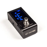 Peterson StroboStomp Mini Pedal Tuner Bundle with Peterson StroboClip HD Clip-On Tuner and StroboClip HD Clip-On Tuner Case