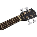 Fender Acoustic Bass Guitar 4-String Fishman Bundle with Fender Guitar Stand, Height-Adjustable with Sturdy Metal