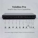 YoloLiv YoloBox Pro Portable Multi-Camera Switching and Live Streaming System Bundle with YoloLiv YoloDeck Control Panel for YoloBox