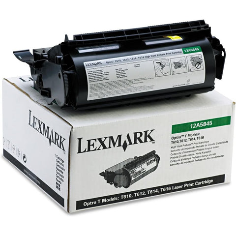 Lexmark 12A5845 Black Toner Cartridge