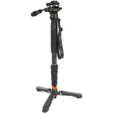 3 Legged Thing Taylor 2.0 Magnesium Monopod Super Kit with Video Head and DocZ2 Foot (Darkness)