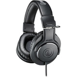Audio-Technica AT2035PK Studio Condenser Microphone Pack with ATH-M20x Headphones and Cabled Boom Arm