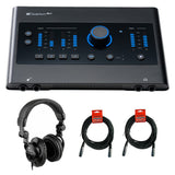 PreSonus Quantum ES 4 USB-C Audio Interface Bundle with Polsen HPC-A30 Closed-Back Studio Monitor Headphones and XLR- XLR Cable (Pair)