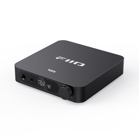 FiiO K11 R2R DAC and Headphone Amplifier for Home Audio or PC, 6.35mm and Balanced 4.4mm, RCA, Coaxial, Optical, 1300mW, 384kHz/24Bit DSD256(Black)