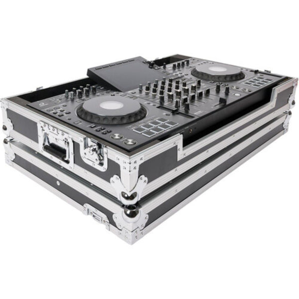 Magma DJ Controller Case for AlphaTheta XDJ-AZ and Pioneer XDJ-XZ (Silver & Black)