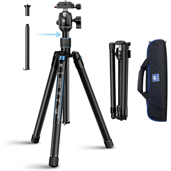 Sirui AT-125+B-00K Carbon Fiber Traveler Tripod with B-00K Ball Head