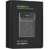 Lewitt CONNECT 2 USB-C Audio Interface Bundle with Polsen HPC-A30 Closed-Back Studio Monitor Headphones XLR- XLR Cable