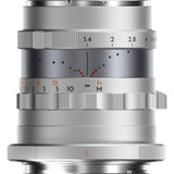 Thypoch Full-frame Photography Lens Simera 28mm f1.4 for Nikon Z Mount -- Silver