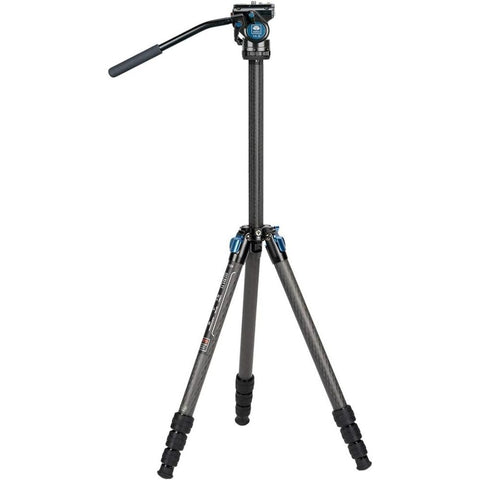 Sirui ST124 4-Section Carbon Fiber Tripod & VA-5 X Fluid Head Kit