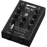 Gemini MM1BT 2-Channel Compact Mixer with Bluetooth Bundle with Pearstone 2 RCA Male to 2 RCA Male Audio Cable (3')