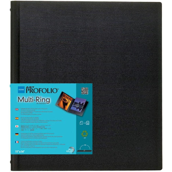 Itoya ProFolio Multi-Ring Refillable Binder (11 x 8.5")