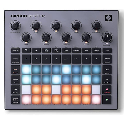 Novation Circuit Rhythm Groovebox with Standalone Sampler and Groove Production Workstation