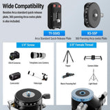 Sirui KS-30 Low Gravity QR Ball Head with Panning Arca-Type Plate