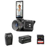 Hollyland VenusLiv V2 Wireless Live Streaming Camera Bundle with SanDisk 128GB Memory Card, SDSDXXY-128G-ANCIN, Watson NP-F770 Lithium-Ion Battery Pack (7.4V, 4400mAh), Watson Compact AC/DC Charger