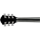 Fender Acoustic Guitar FA-125 Dreadnought Black Bundle with Fender Classic Celluloid Guitar Picks 12-Pack, Fender Logo Guitar Strap 2in Black with White Logo, Fender Flash Guitar Tuner