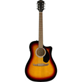 Fender FA-125CE Dreadnought Acoustic Electric Guitar, with 2-Year Warranty, Sunburst