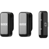 RODE Wireless Micro 2-Person Ultracompact Wireless Microphone System with USB-C Connector (2.4 GHz, Black)