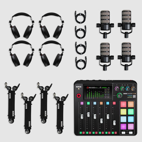 Entry Level Podcasting Bundle With Comfortable Headphones photo