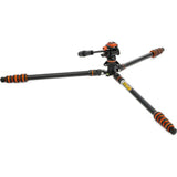 3 Legged Thing Punks 2.0 Travis Video Lava Tripod System (Black with Copper Accents)