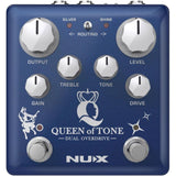 NUX NDO-6 Queen of Tone Dual Overdrive Pedal Stacked with Horseman and Morning Star