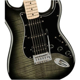 Squier Affinity Series Stratocaster FMT Electric Guitar, Black Burst, Maple Fingerboard