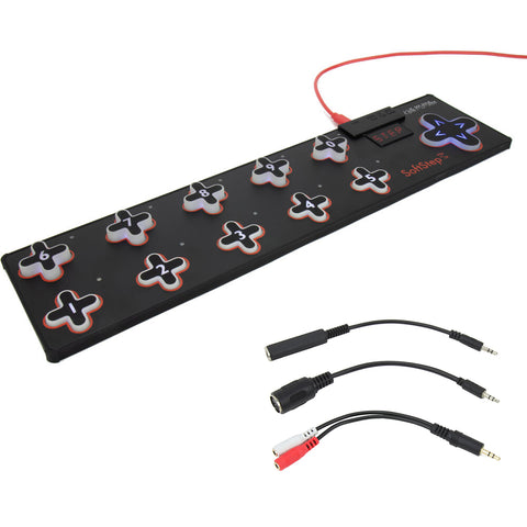 Keith McMillen Instruments SoftStep3 MIDI Foot Controller Bundle with Instruments Step Adapter Kit for SoftStep 3 and 12 Step 2