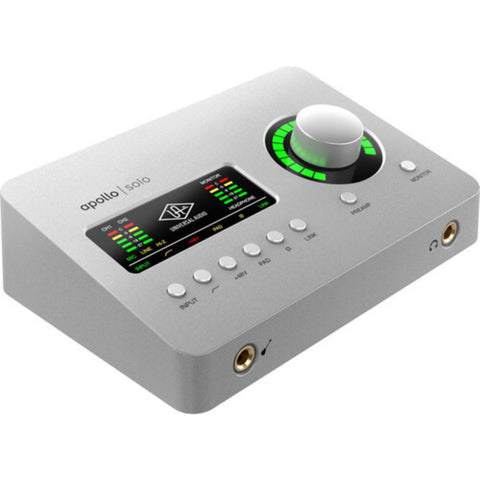 Universal Audio Apollo Solo USB Heritage Edition Desktop 2x4 USB Type-C Audio Interface with SOLO Core Real-Time UAD Processing for Windows