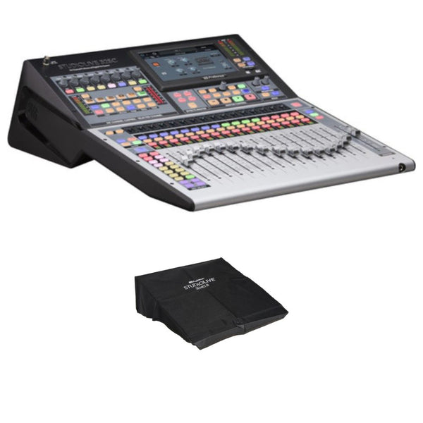 PreSonus StudioLive 32SC Series III S 32-Channel Subcompact Digital Mixer/Recorder/Interface Bundle with PreSonus StudioLive 32 Series III Console Cover (Black)