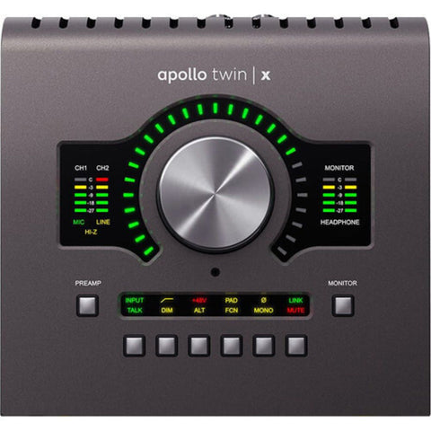 Universal Audio Apollo Twin X QUAD Heritage Edition Thunderbolt 3 Audio Interface with UAD DSP