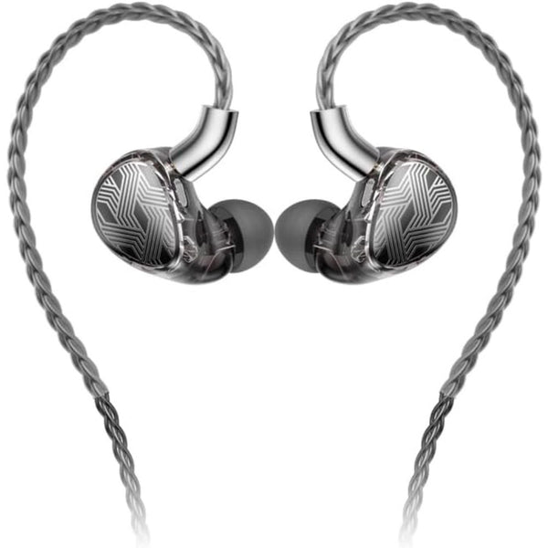 FiiO FA19 10 Balanced Armature in Ear Monitors | Audiophile Earphones with Detachable Pure Silver MMCX Headphone Cable