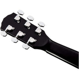 Fender CD-60SCE Dreadnought Cutaway Acoustic Electric Guitar, with 2-Year Warranty, Fishman Pickup and Preamp System, Black